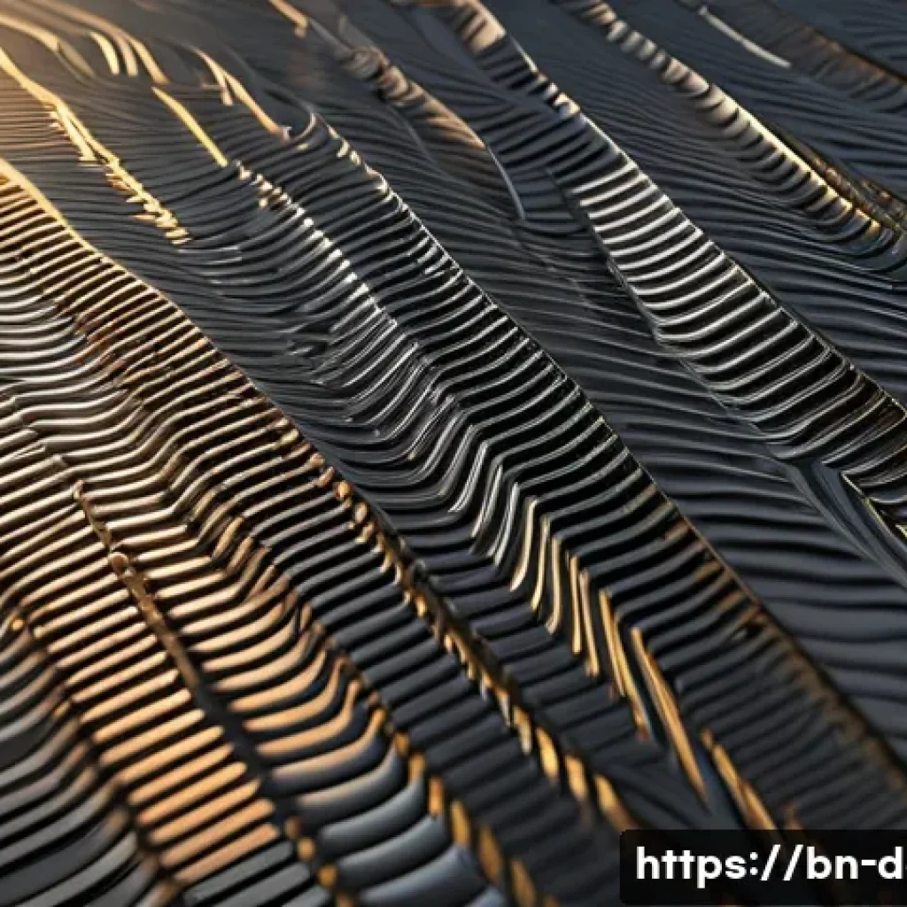 디지털아트 금속 재질 표현법 - A hyper-realistic digital artwork of a metallic surface showcasing intricate specular highlights and...