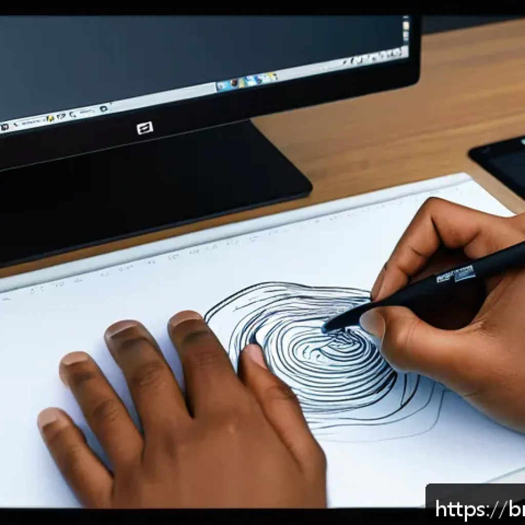 디지털아트 태블릿 드라이버 설정법 - A detailed digital art workspace setup featuring a Wacom Intuos Pro tablet connected to a Windows 10...